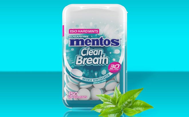 Mentos Clean Breath Sugarfree Hard Mint