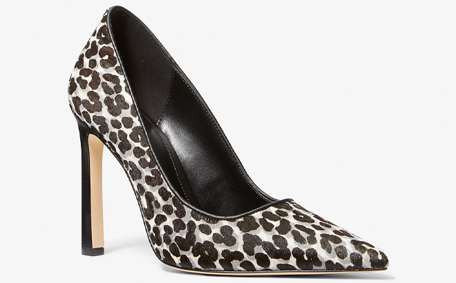 Michael Kors Amara Leopard Print Calf Hair Pump