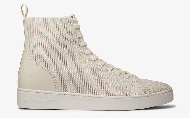 Michael Kors Edie Metallic Knit High Top Sneaker