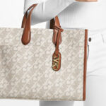 Michael Kors Gigi Large Empire Signature Logo Tote Bag