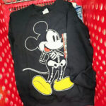 Mickey Mouse Womens Sweatshirt inside a shopping cart