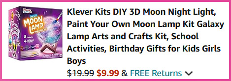 Moon Lamp Kit Cart Screen