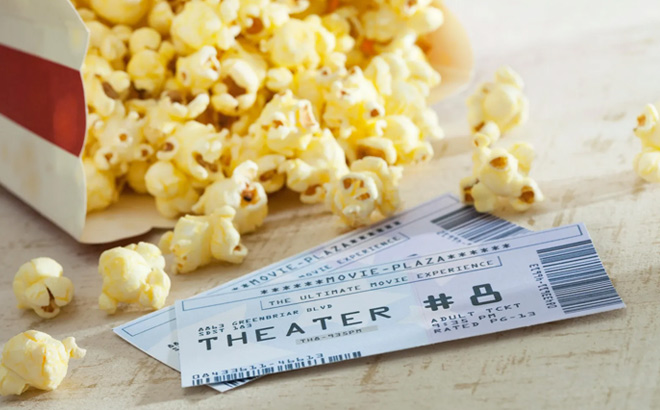 Movie Tickets and Popcorn