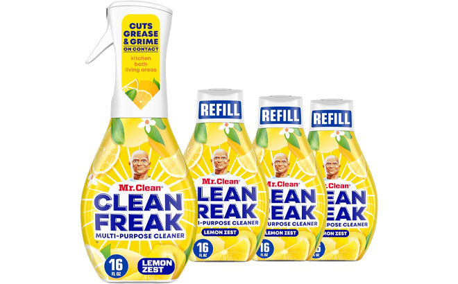 Mr Clean Clean Freak Multi Surface Cleaning Spray in Lemon Zest Scent