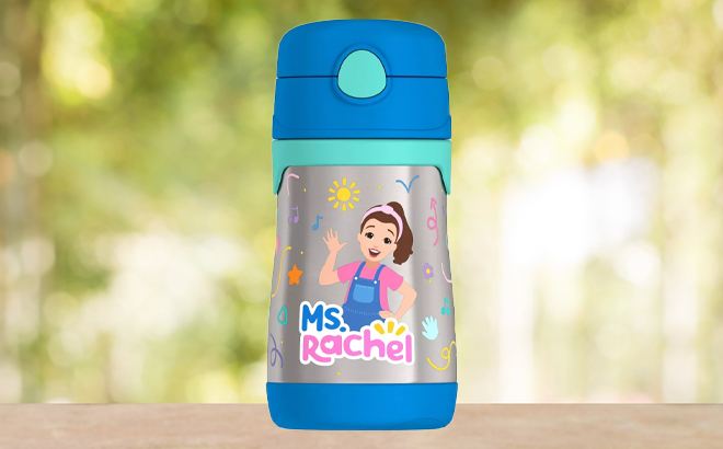 Ms Rachel Thermos 10oz Straw Bottle