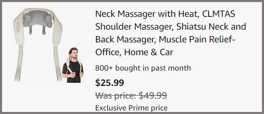 Neck Massager Summary