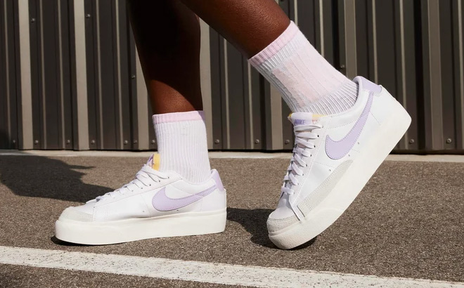 Nike Blazer Low Platform Purple