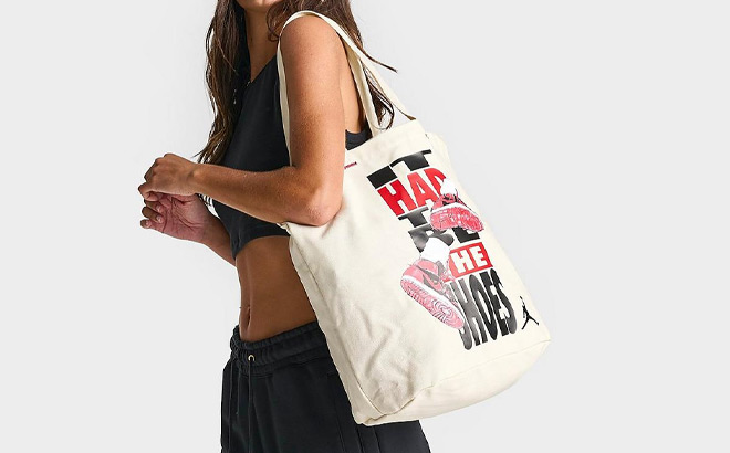 Nike Jordan Graphic Tote Bag