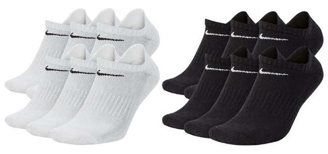 Nike Mens Everyday Cushioned Socks 6 Pack