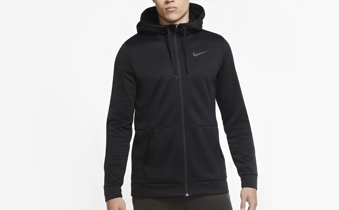 Nike Therma Mens Full Zip Training Hoodie