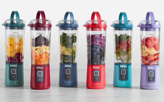 Ninja Blast Portable Blender with Flat Lid and Blade Cover