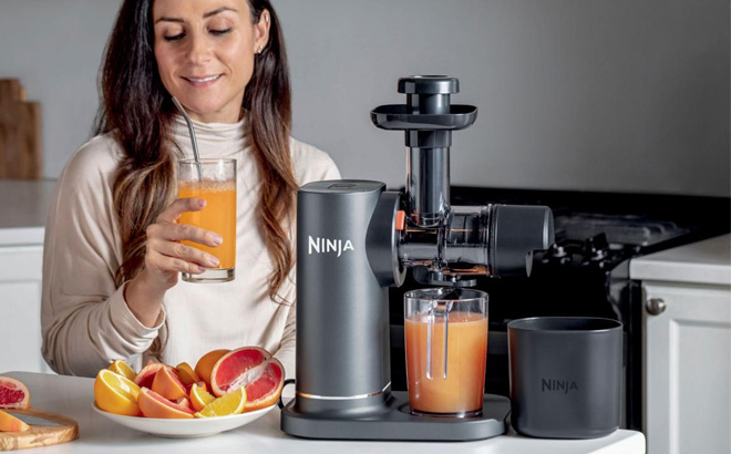 Ninja NeverClog Cold Press Juicer on the Table