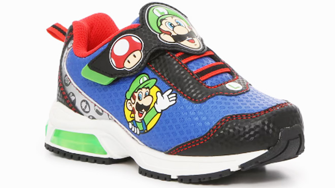 Nintendo Super Mario Kids Light Up Sneakers