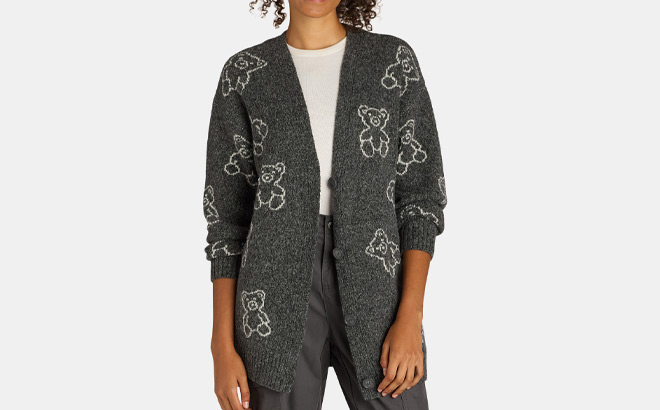 No Boundaries Womens Conversational Cardigan