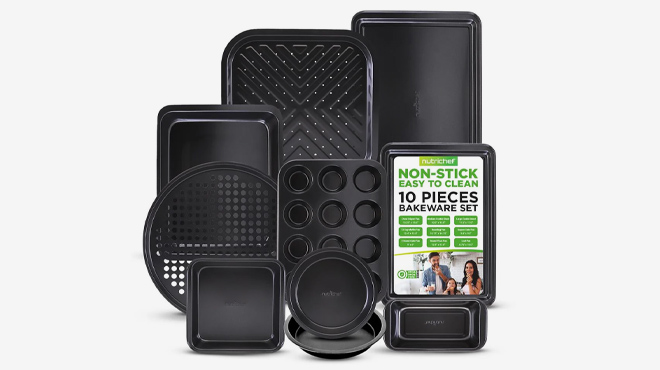 NutriChef 10 Piece Bakeware Set