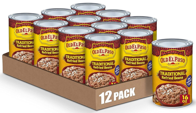 Old El Paso Traditional Refried Beans 12 Pack