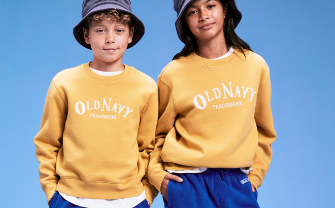 Old Navy 94 Gender Neutral Logo Graphic Sweatshirt for Kids