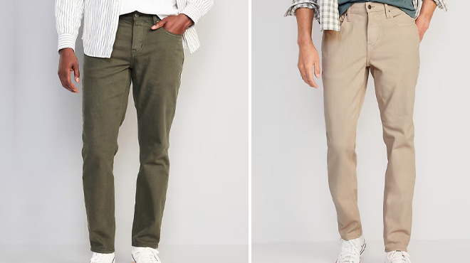 Old Navy Athletic Taper Five Pocket Pants