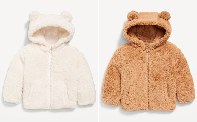 Old Navy Baby Sherpa Critter Hooded Jacket