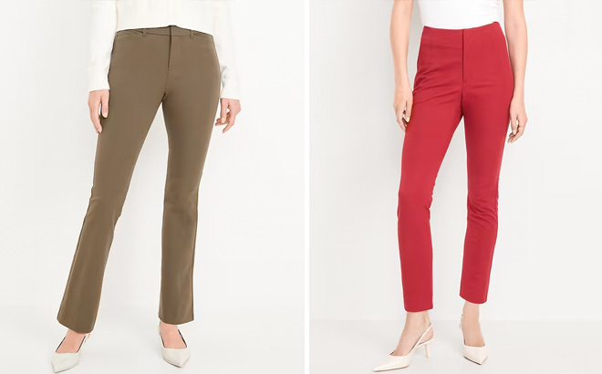 Old Navy High Waisted Polished Pixie Skinny Pants