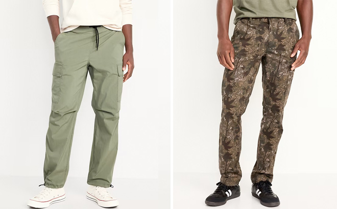 Old Navy Straight Refined Tailored Cargo Pants