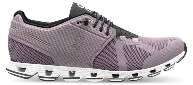 On Cloud 2 Womens Running Shoes in Lilac Black Color