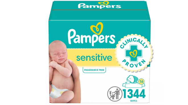 Pampers Sensitive Baby Wipes 1344 ct