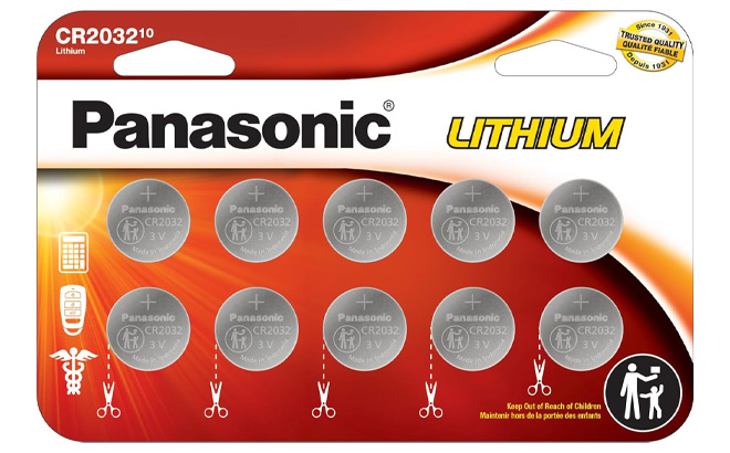 Panasonic Long Lasting Lithium Coin Cell Batteries