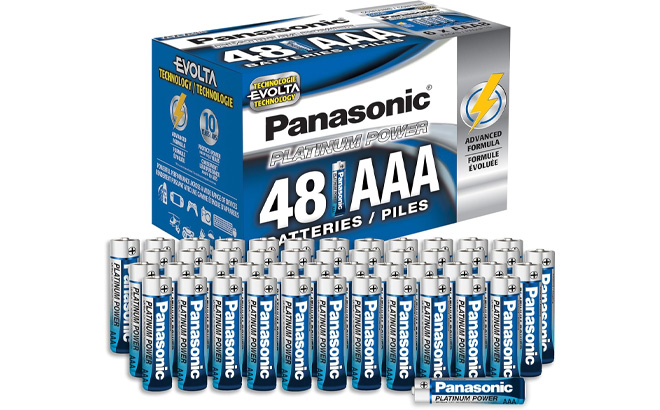 Panasonic Power Long Lasting AAA Alkaline Batteries