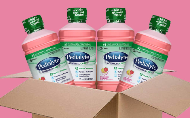 Pedialyte AdvancedCare Electrolyte Solution 4 Pack