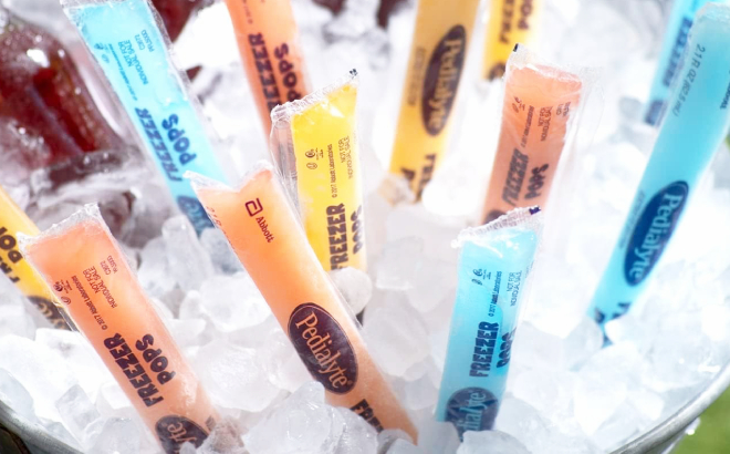 Pedialyte Electrolyte Solution Freezer Pops