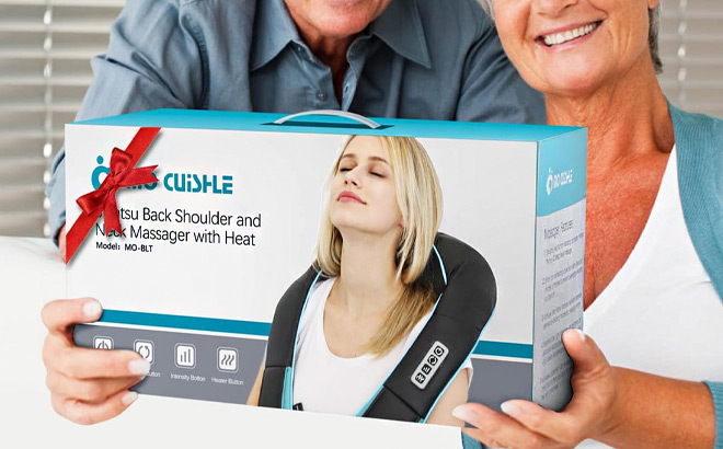 Person Holding Shiatsu Full Body Massager