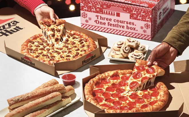 Pizza Hut Triple Treat Box