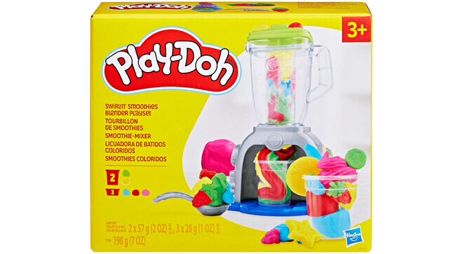 Play Doh Swirlin Smoothies Toy Blender Playset Box