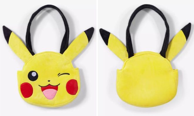 Pokemon Pikachu Plush Tote Bag