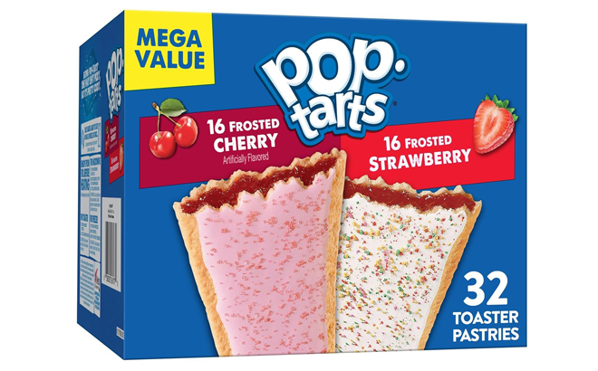 Pop Tarts Toaster Pastries Cherry and Strawberry