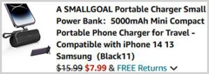 Portable Charger Small Power Bank Screenshot