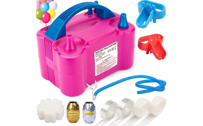 Portable Dual Nozzle Balloon Pump Kit