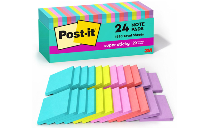 Post It Super Sticky Notes