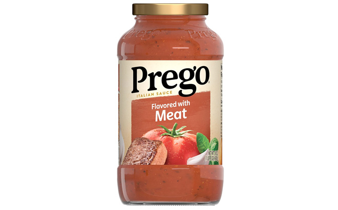 Prego Italian Tomato Pasta Sauce Flavored With Meat