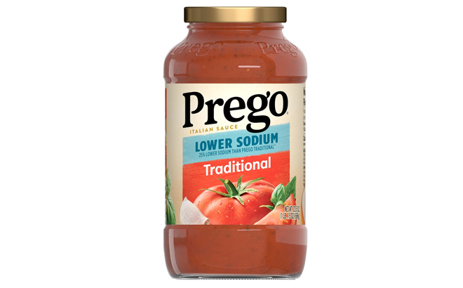 Prego Traditional Lower Sodium Pasta Sauce