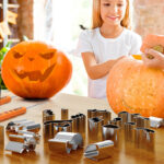 Pumpkin Carving Kit Tools on the Table