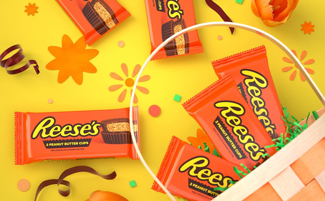 REESES Milk Chocolate Peanut Butter Cups Easter Candy Packs