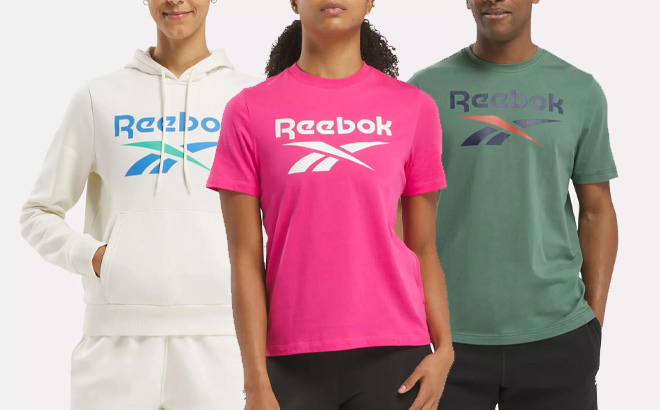 Reebok Hoodie and T Shirts