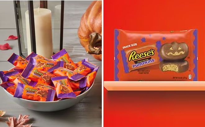 Reeses Snack Size Peanut Butter Pumpkin