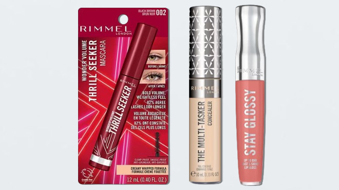 Rimmel Mascara Concealer and Gloss