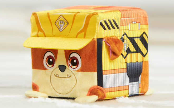 Rubble and Crew 4 Inch Cube Shaped Plush Toy