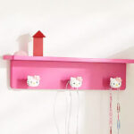 Sanrio Hello Kitty 3 Hook Hanging Wall Shelf