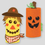 Scarecrow Pumpkin Noodle Craft