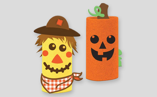 Scarecrow Pumpkin Noodle Craft